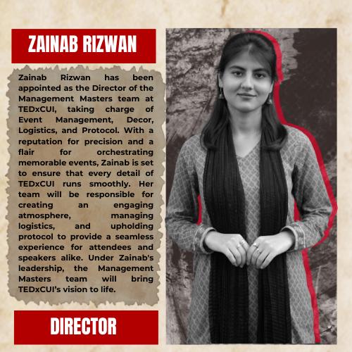 ZAINAB RIZWAN